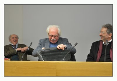 Prof Franco Ferrarotti, Prof Alberto Asor Rosa e Prof Giovanni Ragone