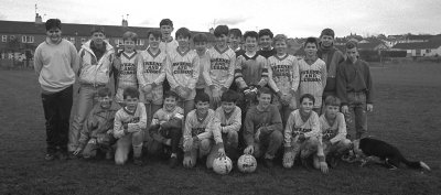 Tim peldroed Llanfairpwll o dan 12 Rhag 1988.jpg