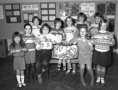 Plant Ysgol y Gaerwen 80au.