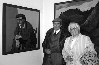Portread o Hugh Rowlands Mai 1987.