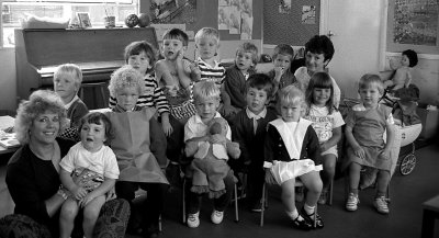 Ysgol Feithrin gyntaf Llanddaniel 1991.