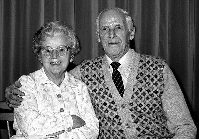 Priodas Aur Mr a Mrs John Evans Bryn Eira. 1984