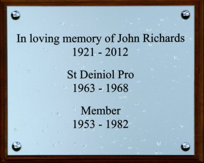John Richards R.I.P. 18th fairway