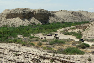 Big Bend NP Rio Grande River overlook parking lot