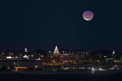 Lunar eclipse over Yuma, Az.