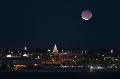 Lunar eclipse over Yuma, Az.
