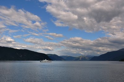 Sognefjord met veerboot