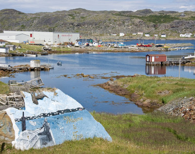 View over harbour, Fogo Town