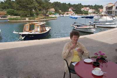 Refreshments in Vrboska