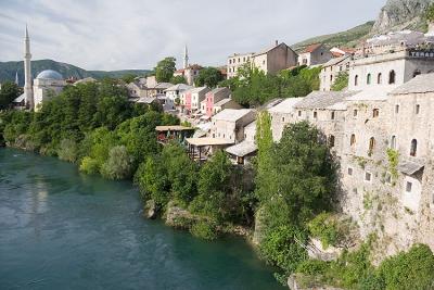 The Old Town along the Neretva