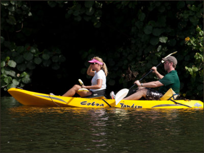 9431.Canoers On <br>The River