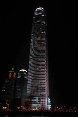 Central HK at night