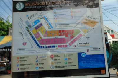 Chatuchak Market map