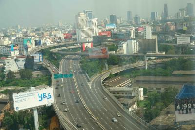 View from Hotel of highway