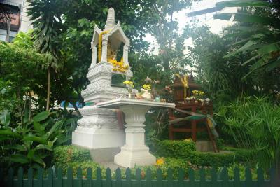 Hotel garden shrine