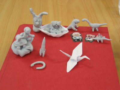 Blu-tack army....