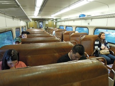 inside the train