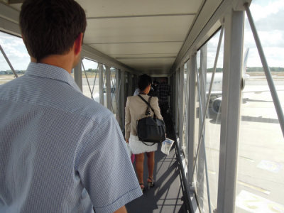 Walk to the airbus
