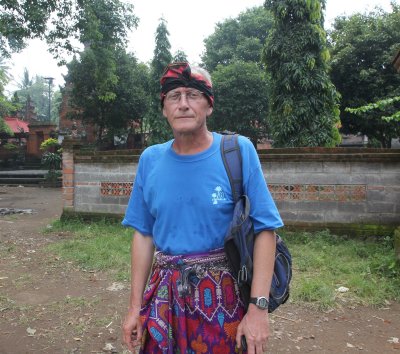 Dressed for cremation ceremony