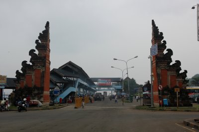 The ferry harbour.