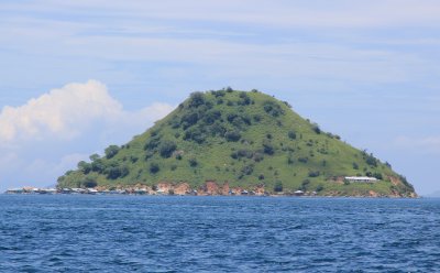 Island with village