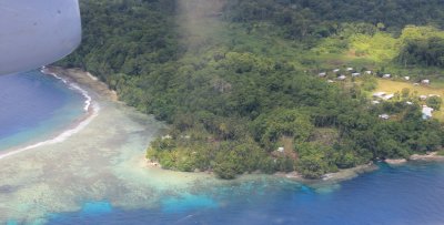 Gatokae. Ropiko Lodge is on the headland below.