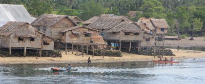 lilisiana village just outside of Auki