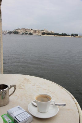 Double espresso on Jag Mandir