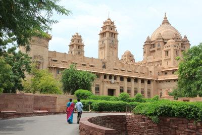 Umaid Bhawan Palace. The simple dwelling of the present Maharaja