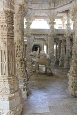 The jain temple in Ranakpur