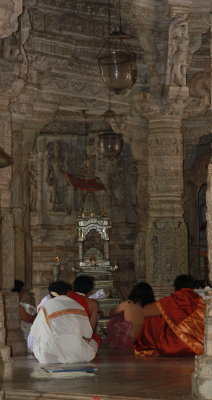 The jain temple in Ranakpur