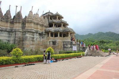 The jain temple in Ranakpur