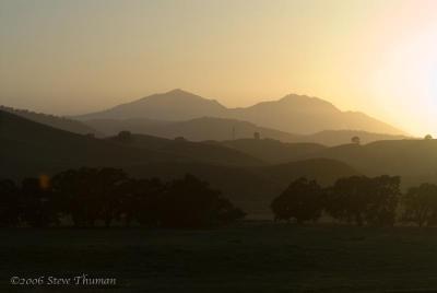 Hazy Sunset