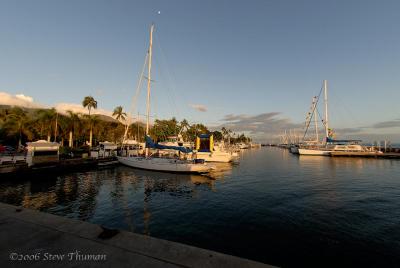 Lahaina Harbor-Corrected from fisheye with Nikon Capture