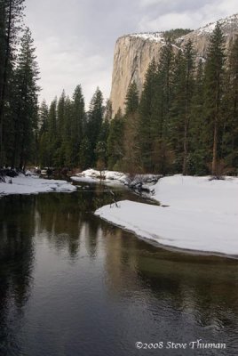 El Capitan and Merced River-Yosemite