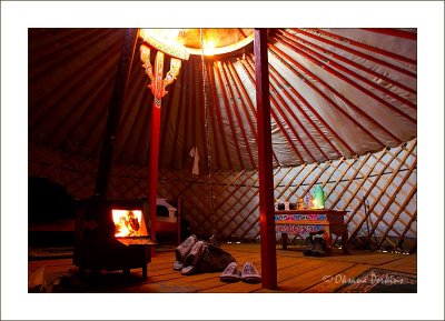Inside of Khogno Khan ger