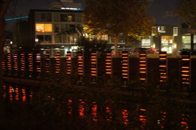 Kunstwerk wat reageerde op mobiele telefoons