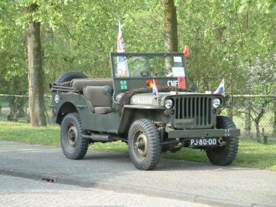 De Jeep van Meneer Van de Pol, de chauffeur van Prins Bernhard