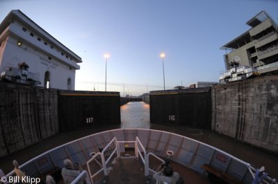 Moving thru Miraflores Locks,   Panama Canal 3