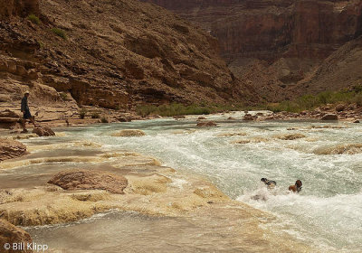 Body surfing the Little Colorado River  1