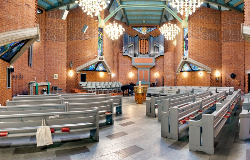 Kyrksalen i Kista kyrka