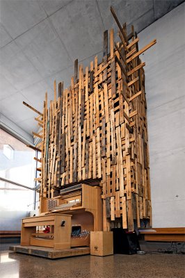 Turebergkyrkans orgel - konstnrlig utformning av Finn Ahlgren