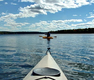 Kayak Ride on Lake Pokegama