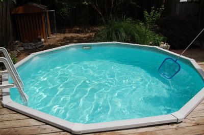 Pool after cleaning   