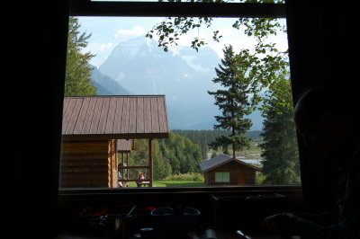 View from our cabin