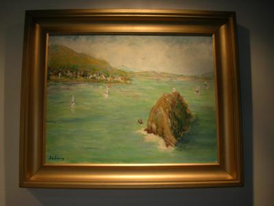 Italian seascape oil   11x14