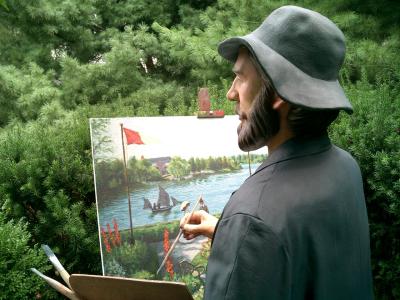 Mr. Monet  at his easel