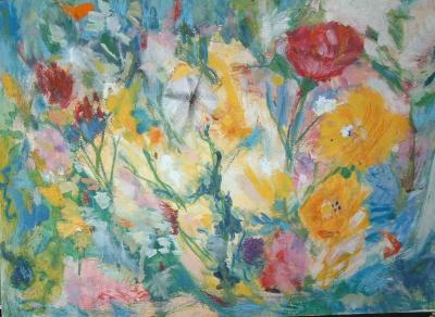 flowers2   oil  18x24