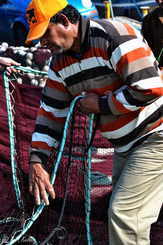 Fisherman at work