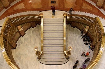 State Capitol:  Interior Stairway